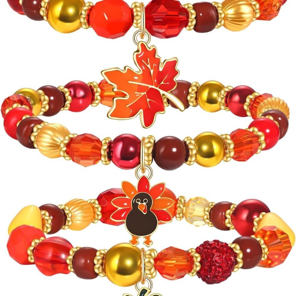 Mardi Gras Bracelets for Women Glitter Mask Crown Fleur De Lis Charm Bracelets P
